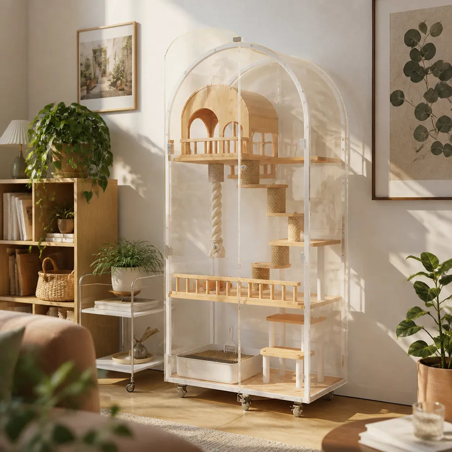 Arched Cat Villa