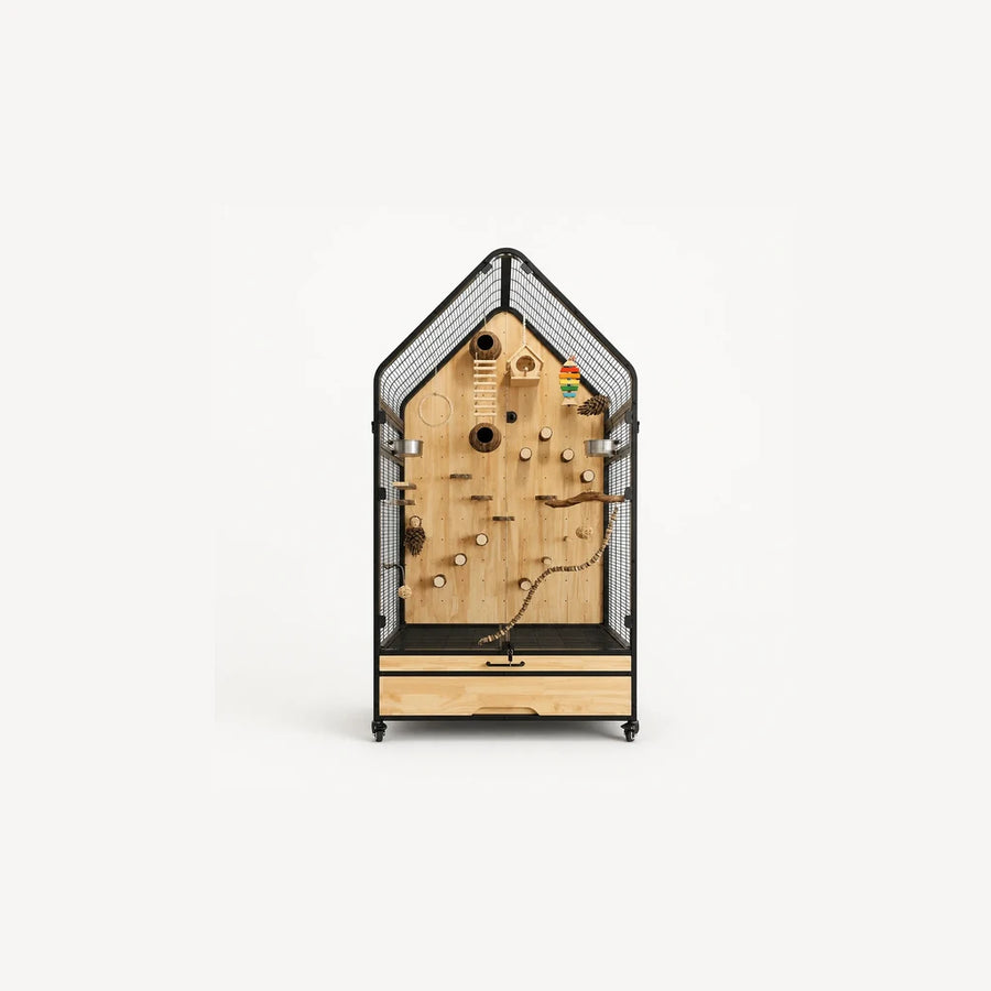 Maison Grande Luxury Aviary with Interior