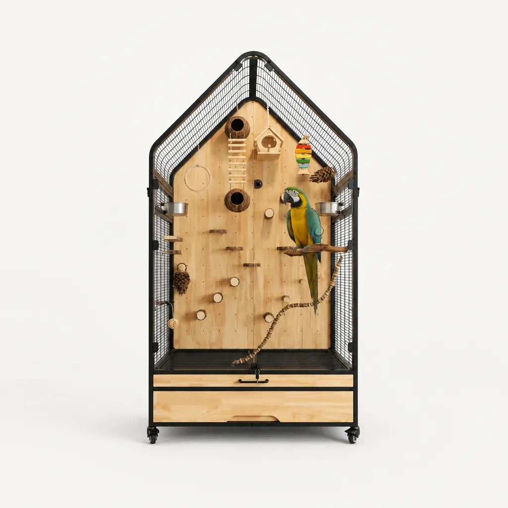 Maison Grande Luxury Aviary with Interior