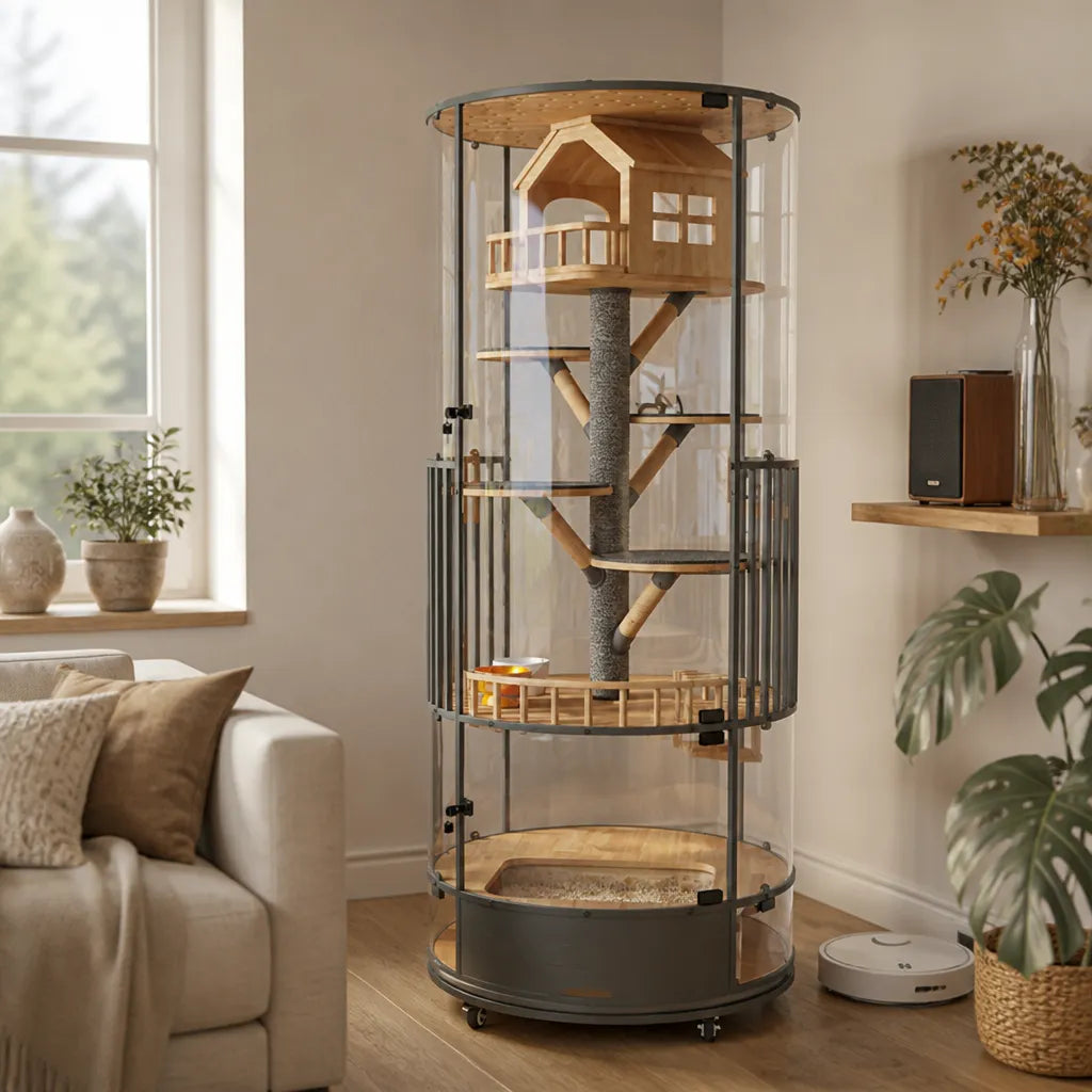 Tower of trees cat villa