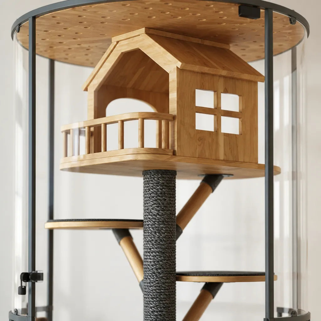 Tower of trees cat villa